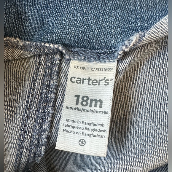 Blue overalls carters brand 18m - Picture 3 of 3